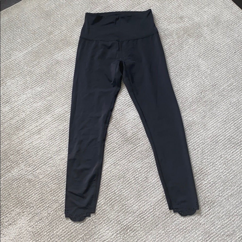Beyond Yoga Legging with Laser-Cut Detail